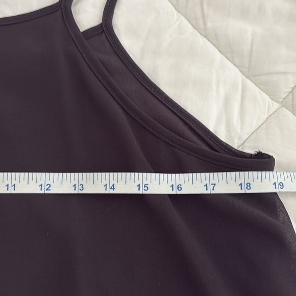 Fashion to Figure Black Asymmetrical Tiered Camisole. Size 0=12 or XL. - Picture 3 of 5